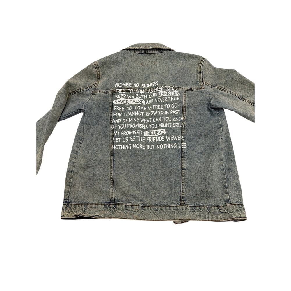 Ode to The Promise Acid Wash Denim Jacket. Subway Style.